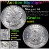 Image 1 : ***Auction Highlight*** 1886-o Morgan Dollar $1 Graded Select Unc By USCG (fc)
