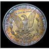 Image 3 : ***Auction Highlight*** 1887-s Rainbow Toned Morgan Dollar $1 Graded Choice Unc By USCG (fc)