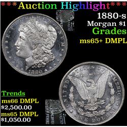 ***Auction Highlight*** 1880-s Morgan Dollar $1 Graded GEM+ DMPL By USCG (fc)
