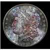 Image 2 : ***Auction Highlight*** 1881-s Rainbow Toned Morgan Dollar $1 Graded GEM++ Unc By USCG (fc)