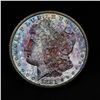 Image 4 : ***Auction Highlight*** 1881-s Rainbow Toned Morgan Dollar $1 Graded GEM++ Unc By USCG (fc)