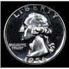 Image 2 : 1956 Washington Quarter 25c Grades GEM++ Proof Cameo