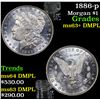 Image 1 : 1886-p Morgan Dollar $1 Grades Select Unc+ DMPL