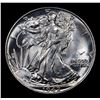 Image 2 : 1942-p Walking Liberty Half Dollar 50c Grades Choice+ Unc