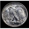 Image 3 : 1942-p Walking Liberty Half Dollar 50c Grades Choice+ Unc