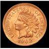 Image 2 : 1902 Indian Cent 1c Grades Select+ Unc RB