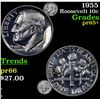 Image 1 : 1955 Roosevelt Dime 10c Grades GEM+ Proof