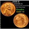 Image 1 : 1956-d Lincoln Cent 1c Grades Choice+ Unc RD