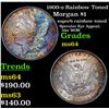 Image 1 : 1900-o Rainbow Toned Morgan Dollar $1 Grades Choice Unc