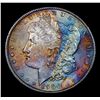 Image 2 : 1900-o Rainbow Toned Morgan Dollar $1 Grades Choice Unc