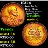 Image 1 : 1931-s Lincoln Cent 1c Grades Choice Unc RD