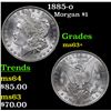 Image 1 : 1885-o Morgan Dollar $1 Grades Select+ Unc