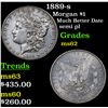 Image 1 : 1889-s Morgan Dollar $1 Grades Select Unc