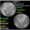 Image 1 : 1887-s Morgan Dollar $1 Grades Select Unc