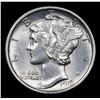 Image 2 : 1919-p Mercury Dime 10c Grades Choice Unc FSB