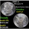 Image 1 : 1887-o Morgan Dollar $1 Grades Select Unc PL