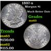 Image 1 : 1897-s Morgan Dollar $1 Grades Select Unc