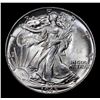 Image 2 : 1945-p Walking Liberty Half Dollar 50c Grades Choice+ Unc