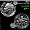 Image 1 : 1963 Roosevelt Dime 10c Grades GEM++ Proof