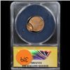 Image 3 : ANACS Mint Error 1971-d struck 95% off center Lincoln Cent 1c Graded ms62 pl By ANACS