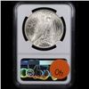 Image 3 : NGC 1925-p Peace Dollar $1 Graded ms63 By NGC