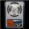 Image 3 : NGC 1922-p Peace Dollar $1 Graded ms63 By NGC