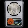 Image 3 : NGC 1924-p Peace Dollar $1 Graded ms64 By NGC