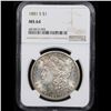 Image 2 : NGC 1881-s Morgan Dollar $1 Graded ms64 By NGC