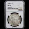 Image 2 : NGC 1900-o Morgan Dollar $1 Graded ms63 By NGC