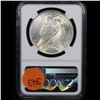 Image 3 : NGC 1923-p Peace Dollar $1 Graded ms63 By NGC