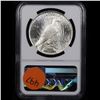 Image 3 : NGC 1923-p Peace Dollar $1 Graded ms64 By NGC