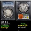 Image 1 : PCGS 1884-o Morgan Dollar $1 Graded ms63 pl By PCGS