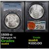 Image 1 : PCGS 1899-o Morgan Dollar $1 Graded ms64 By PCGS