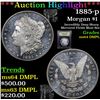 Image 1 : ***Auction Highlight*** 1885-p Morgan Dollar $1 Graded Choice Unc DMPL By USCG (fc)