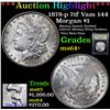 Image 1 : ***Auction Highlight*** 1878-p 7tf Vam 144 Morgan Dollar $1 Graded Choice+ Unc By USCG (fc)