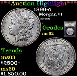 ***Auction Highlight*** 1896-o Morgan Dollar $1 Graded Select Unc By USCG (fc)