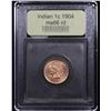 Image 4 : ***Auction Highlight*** 1904 Indian Cent 1c Graded GEM+ Unc RD By USCG (fc)