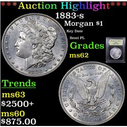 ***Auction Highlight*** 1883-s Morgan Dollar $1 Graded Select Unc By USCG (fc)