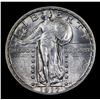 Image 2 : ***Auction Highlight*** 1917-d Ty II Standing Liberty Quarter 25c Graded Choice Unc FH By USCG (fc)