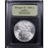 Image 4 : ***Auction Highlight*** 1891-s Morgan Dollar $1 Graded GEM+ Unc By USCG (fc)