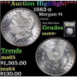 ***Auction Highlight*** 1882-o Morgan Dollar $1 Graded Choice+ Unc By USCG (fc)