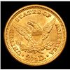 Image 3 : ***Auction Highlight*** 1907-p Gold Liberty Quarter Eagle $2 1/2 Graded Choice Unc By USCG (fc)