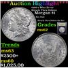 Image 1 : ***Auction Highlight*** 1886-o Mint Error Struck Thru Debree Morgan Dollar $1 Graded Select Unc By U