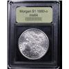 Image 4 : ***Auction Highlight*** 1880-o Morgan Dollar $1 Graded Choice Unc By USCG (fc)