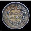 Image 3 : ***Auction Highlight*** 1854-o arrows Rainbow Toned Seated Liberty Half Dime 1/2 10c Graded Select+ 