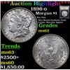 Image 1 : ***Auction Highlight*** 1896-o Morgan Dollar $1 Graded Select Unc By USCG (fc)