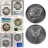 Image 10 : *Highlight Of Entire Auction* 1889-cc Vam 3 Morgan $1 Graded Select Unc+ PL By USCG (fc)