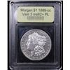 Image 4 : *Highlight Of Entire Auction* 1889-cc Vam 3 Morgan $1 Graded Select Unc+ PL By USCG (fc)