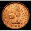 Image 2 : ***Auction Highlight*** 1900 Indian Cent 1c Graded GEM+ Unc RB By USCG (fc)