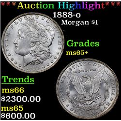 ***Auction Highlight*** 1888-o Morgan Dollar $1 Graded GEM+ Unc By USCG (fc)